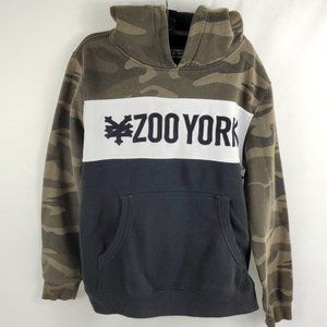 Zoo York Pullover Skateboard Hoodie Camo Camouflage Youth size Extra Large